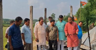 নির্বাচনোত্তর সন্ত্রাস কবলিত সাব্রুমে দলের কর্মীদের পাশে বিজেপি প্রদেশ সভাপতি রাজীব